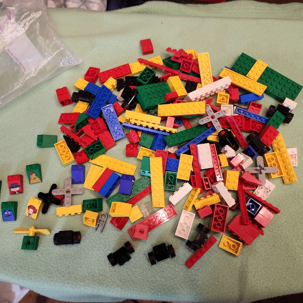 Mixed Lego collection with McDonalds & RugRats pieces